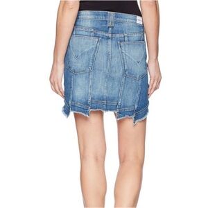 Hudson patchwork Denim Mini Skirt